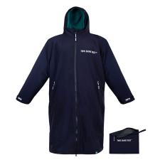Two Bare Feet Kids Weatherproof Packable Changing Robe & Travel Bag - Marine Blue / Sea Green